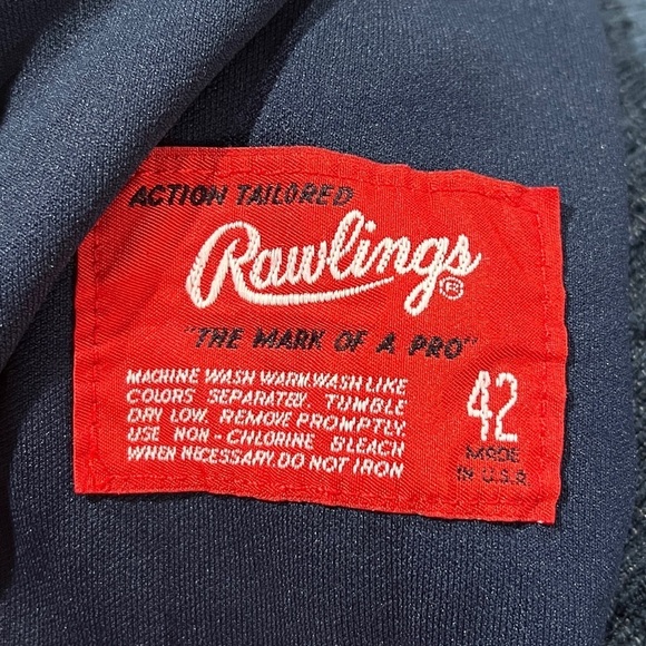 Vintage 80s Mount #29 Rawlings Stitched Softball Sports Blue Jersey - Picture 6 of 7